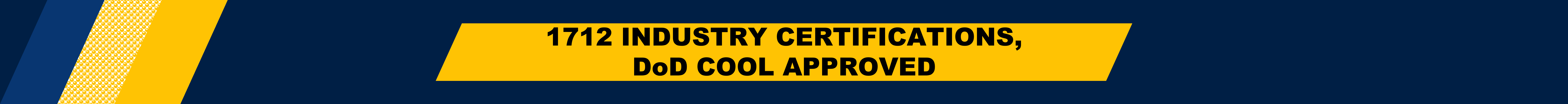 1712 Industry Certifications